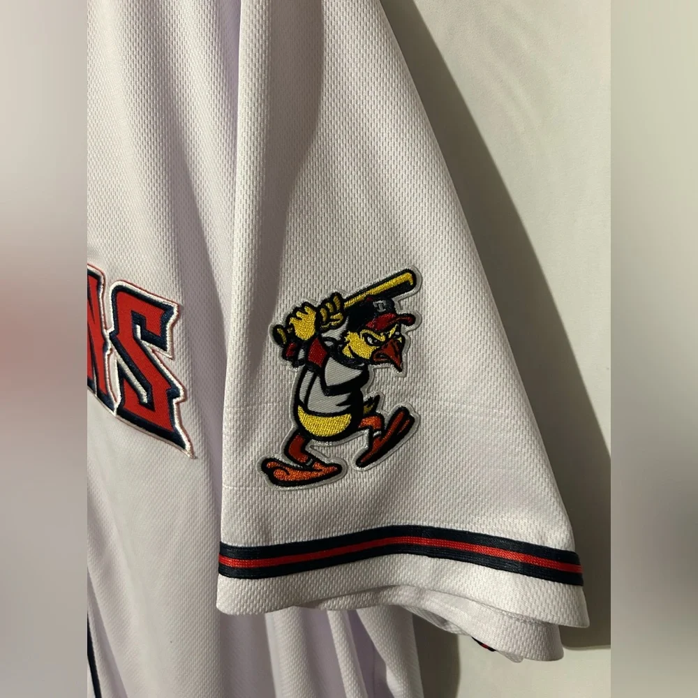 OT Sports Mudhens Men’s White Jersey - Picture 3 of 6